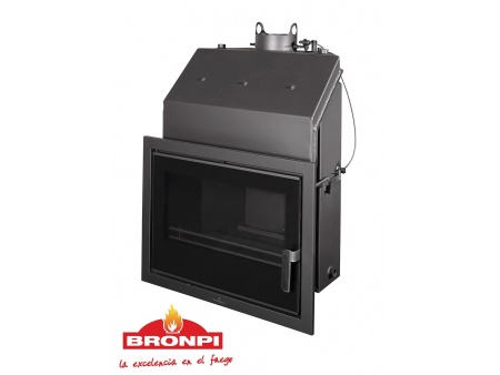 Centrālapkures kamīns Bronpi HYDROBRONPI 80-E VISION 27 kw