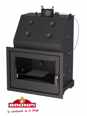 Centrālapkures kamīns Bronpi HYDROBRONPI 80-E 27 kw