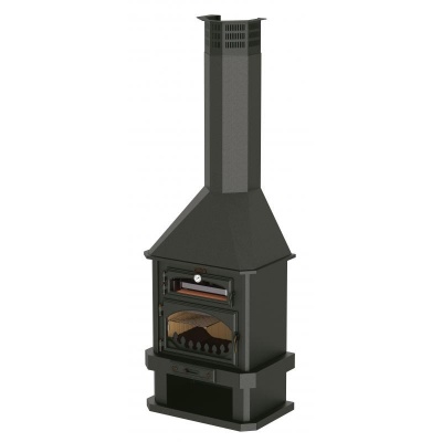 Kamīns ar cepeškrāsni "Bronpi EBRO" 14kw