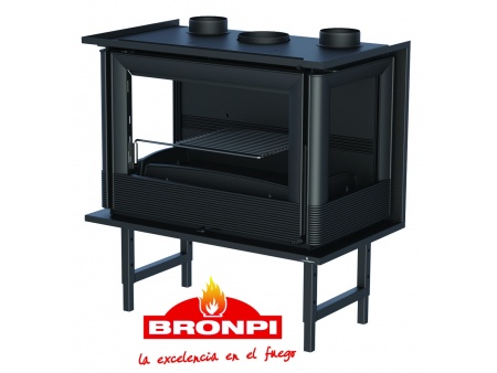 Kurtuve Bronpi PARIS 3C 10 kw - 14 kW (ar siltā gaisa ventilatoru)