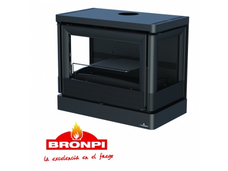 Krāsns "VERSALLES-C" 12kw (ar siltā gaisa ventilatoru)