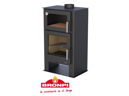 Kamīnkrāsns ar cepeškrāsni Bronpi GIJON-H 9kw