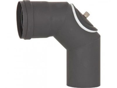 Līkums 90* ar tīrīšanas lūku (D80mm - D100mm)