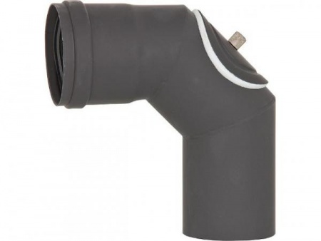 Līkums 90* ar tīrīšanas lūku (D80mm - D100mm)