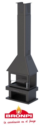 Kamīns "Bronpi HUESCA" 11kw