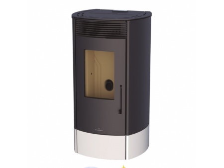 Granulu kamīns Bronpi Trebol 9kW ar Wi-Fi